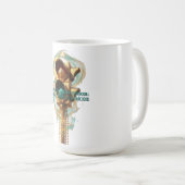Mug Chemise T Shirt de Chuchoteur de Feu Tricolore (Devant droit)