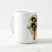 Mug Chemise T Shirt de Chuchoteur de Feu Tricolore (Devant gauche)