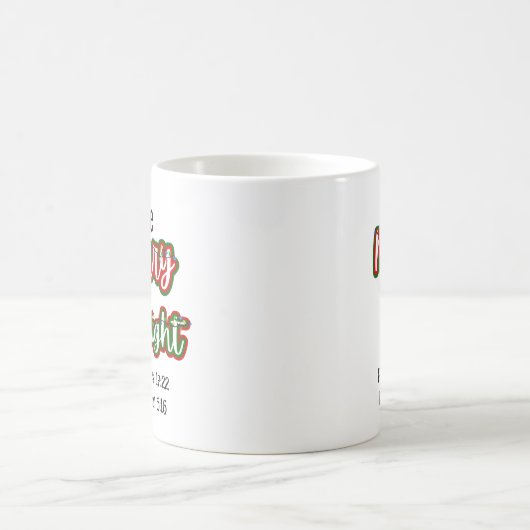 Mug Chemise T-Shirt Merry & Bright (Centre)