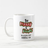 Mug Chemise T-Shirt Merry & Bright (Gauche)