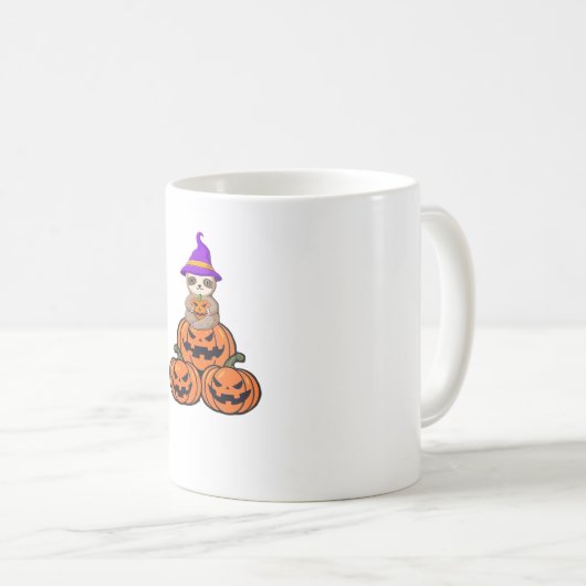Mug Chemise T-Shirt Premium Sloth Halloween (Devant droit)