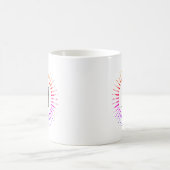 Mug Chemise Tie-Dye Arc-en-Ciel Monogramme (Centre)