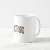 Mug Chemise universitaire vintage infirmière léopard D (Devant droit)