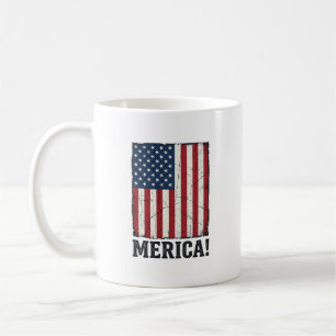 Mug Chemise vectorielle patriotique drapeau Merica en