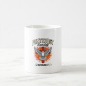 Mug Chemise vintage croix colombe dimanche de Pentecôt (Centre)