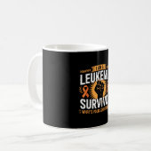 Mug Chemises à ruban de sensibilisation pour les survi (Devant gauche)