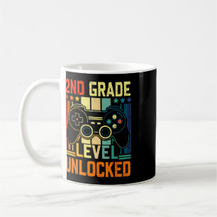 Mug Chemises de 2e année pour filles Licorne Deuxième