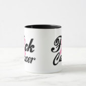 Mug Chemises de cancer du sein de F*CK (Centre)