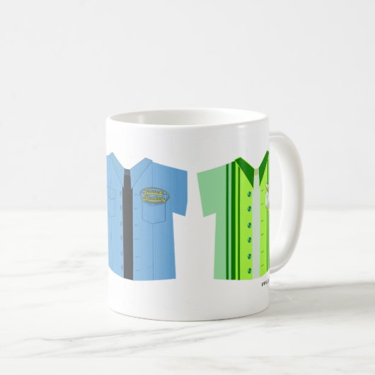 Mug Chemises de mode Iconiques (Devant droit)