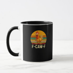 Mug Chemises drôles de poulet F-Caw-F F-Caw-F poulet V