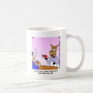 Mug Chemises drôles de serveurs à cheval & Cadeaux