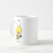 Mug Chemises faites sur commande : Chemises d'abeille (Devant gauche)