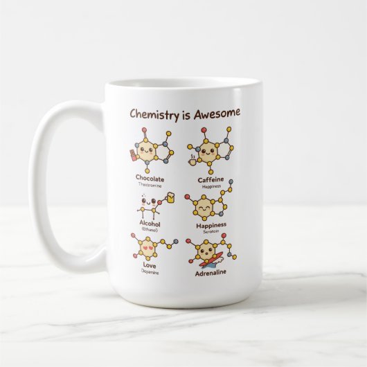 Mug Chemistry is Awesome | Fun Science Chemistry Day (Gauche)