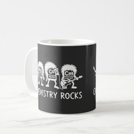 Mug Chemistry Rocks Science Rock Band (Devant gauche)