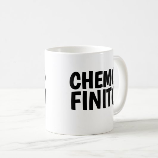 Mug Chemo finito, fin de chimio (Devant droit)