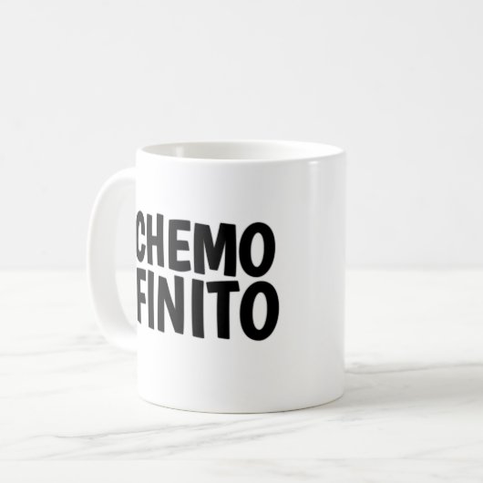 Mug Chemo finito, fin de chimio  (Devant gauche)