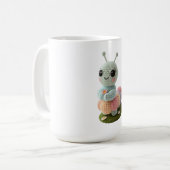 Mug Chenille Chenillette Un Ami Au Crochet Fantaisiste (Devant gauche)