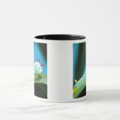 Mug Chenille du papillon Prométhée, Callosamia (Centre)