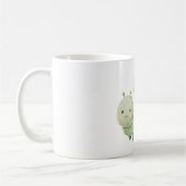 Mug Chenille Verte Sois Heureux (Gauche)