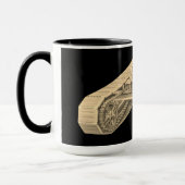 Mug chenilles de chenille de la grue et de la pelle du (Gauche)