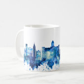 Mug Chennai Tamil Nadu Skyline Blue (Devant gauche)