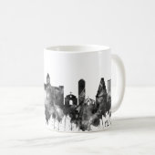 Mug Chennai Tamil Nadu Skyline BW (Devant droit)