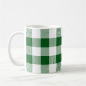 Mug Chèque blanc vert de Buffalo (Gauche)