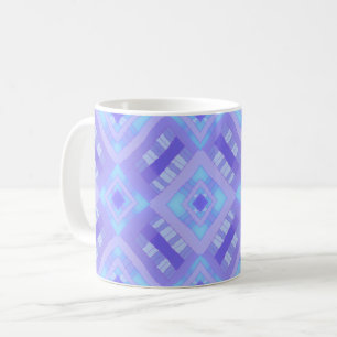 Mug Chèque en diamant - Lavande Turquoise 1