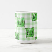 Mug Chèques verts et blancs (Centre)