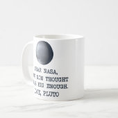 Mug Cher amour Pluton de la NASA (Devant gauche)