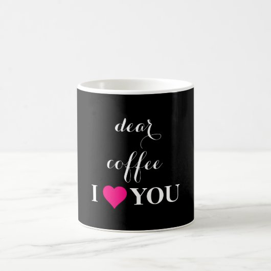 Mug "Cher café, je t'aime" Cité Noir & Blanc (Centre)