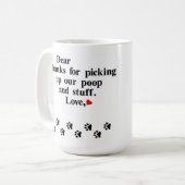 Mug Cher...de vos animaux de compagnie (Devant gauche)