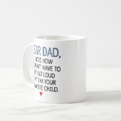 Mug Cher enfant de favori de papa (Devant gauche)