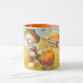 Mug Cher fermier chien avec Citrouille (Centre)