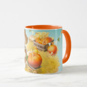 Mug Cher fermier chien avec Citrouille (Devant droit)