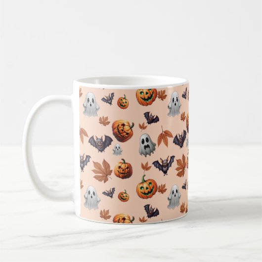 Mug Cher Halloween Éffrayant automne (Gauche)