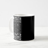Mug Cher Math Augmente Et Résoudre Vos Propres Problèm (Devant gauche)