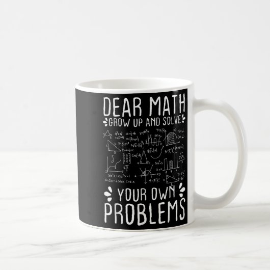 Mug Cher Math Augmente Et Résoudre Vos Propres Problèm (Droite)