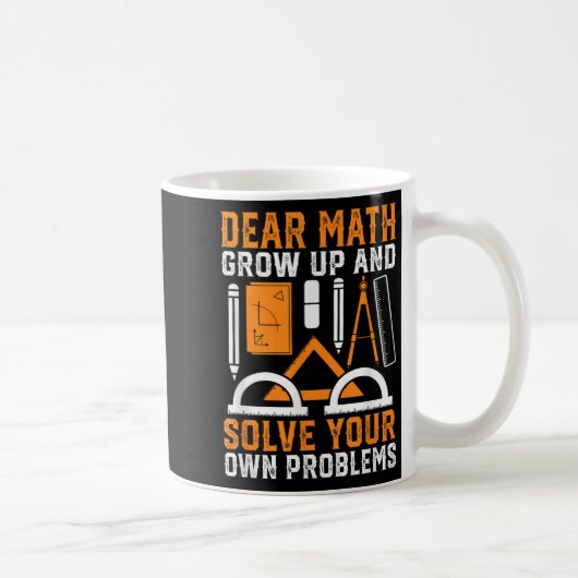 Mug Cher Math Augmente Et Résoudre Vos Propres Problèm (Droite)