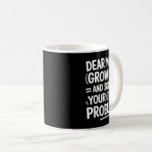 Mug Cher Math Augmente Et Résoudre Vos Propres Problèm (Devant droit)