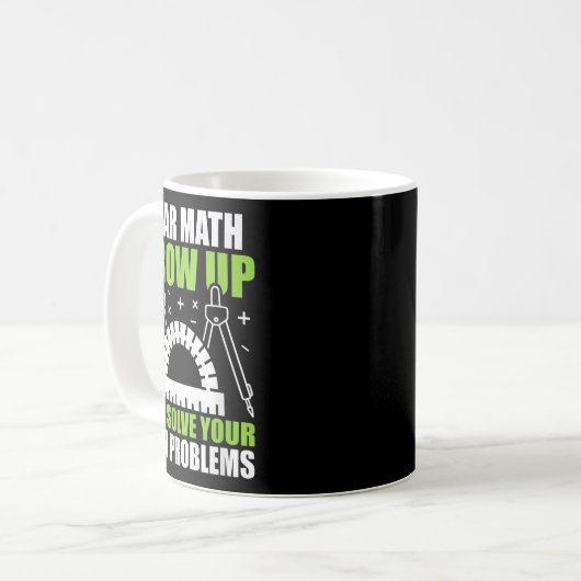 Mug Cher Math Augmente Et Résoudre Vos Propres Problèm (Devant gauche)