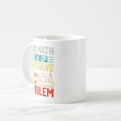 Mug Cher Math Augmenter Funny Problème Résoudre Nerdy (Devant gauche)