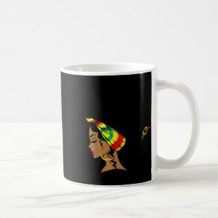 Mug Cher modèle de conception de reine afro de fille n