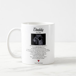Mug Cher papa d'être du poème de bébé à naître