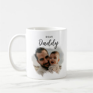 Mug Cher papa   Fête des pères de coeur photo moderne