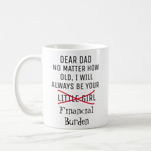 Mug Cher Papa Mug, Cadeau De Fête des pères, De Ton Pe (Gauche)