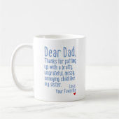 Mug Cher papa [version de soeur] (Gauche)