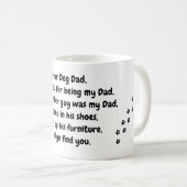 Mug Cher père de chien (Devant droit)