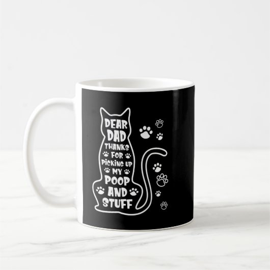 Mug Cher Père Merci D'Avoir Pris Mon Poop Heureux Fath (Gauche)