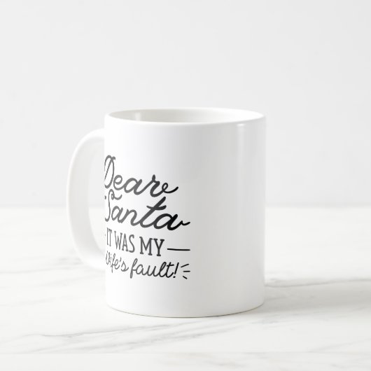 Mug Cher Père Noël (Devant gauche)